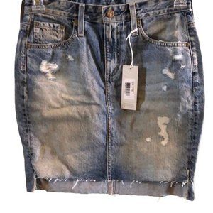 NEW AG-ED (Adriano Goldschmied) Denim The Erin Pencil Skirt Size 26